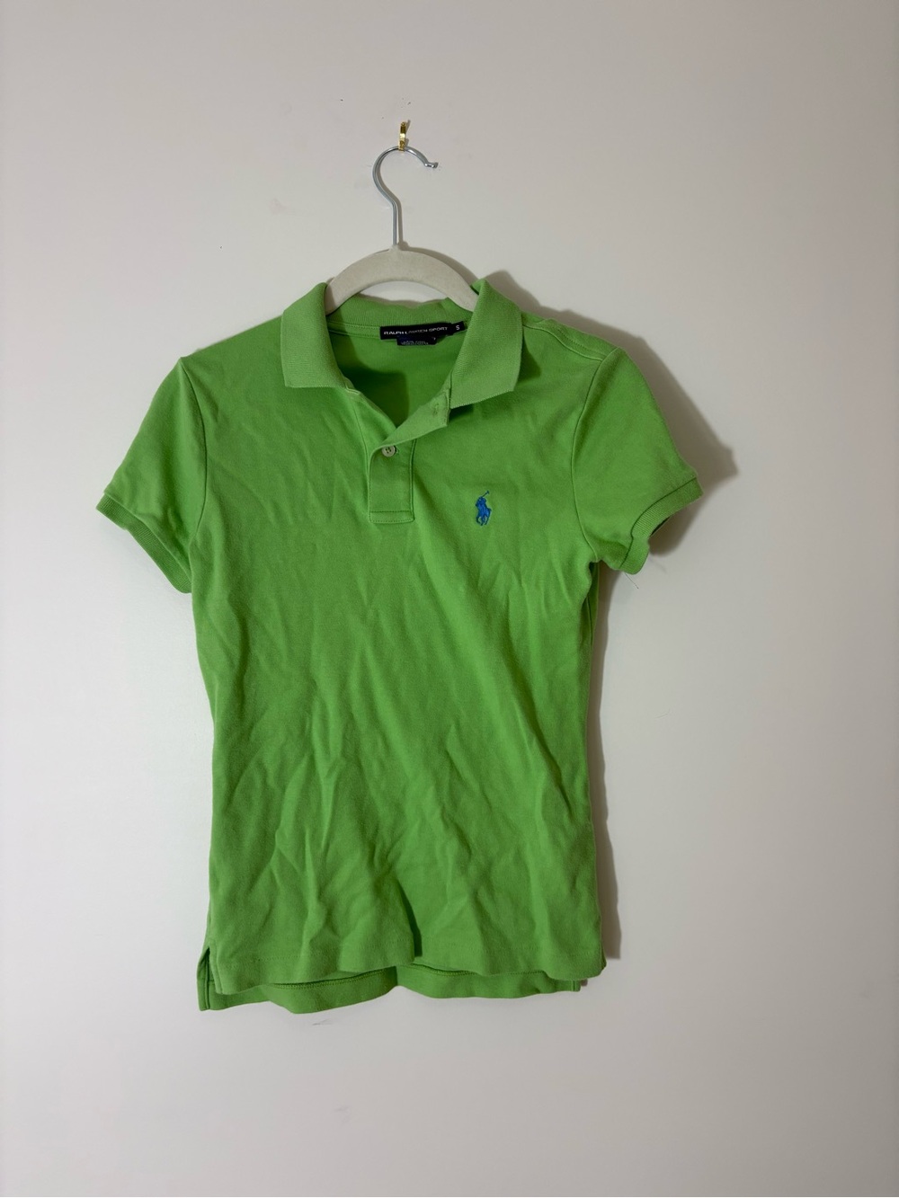 Ralph Lauren Lime Green Short Sleeve Polo